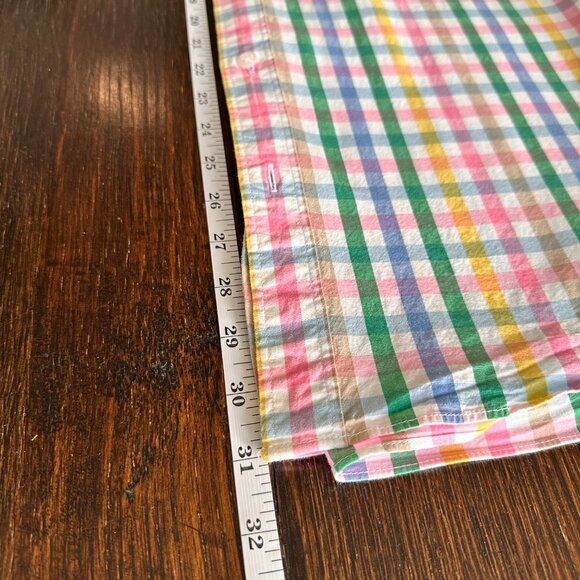 J.Crew Men Slim Short-Sleeve Flex Washed Casual Shirt Multicolor Plaid - Picture 7 of 7